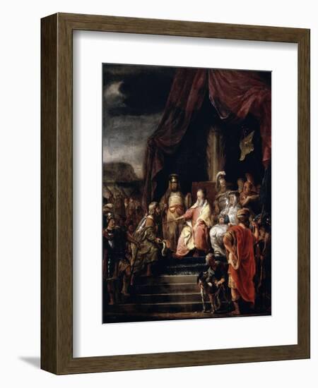 Moses and Jethro, C1655-C1656-Ferdinand Bol-Framed Giclee Print