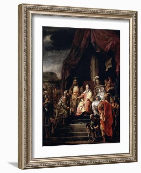 Moses and Jethro, C1655-C1656-Ferdinand Bol-Framed Giclee Print