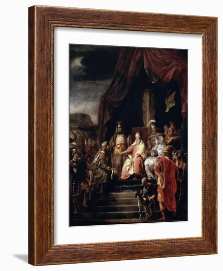 Moses and Jethro, C1655-C1656-Ferdinand Bol-Framed Giclee Print