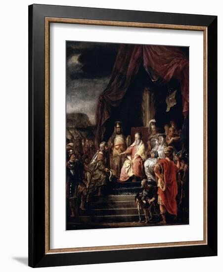 Moses and Jethro, C1655-C1656-Ferdinand Bol-Framed Giclee Print