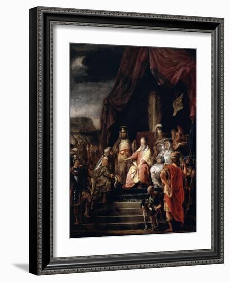 Moses and Jethro, C1655-C1656-Ferdinand Bol-Framed Giclee Print