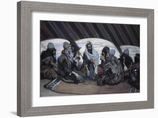 Moses and Jethro-James Tissot-Framed Giclee Print