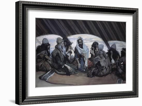 Moses and Jethro-James Tissot-Framed Giclee Print