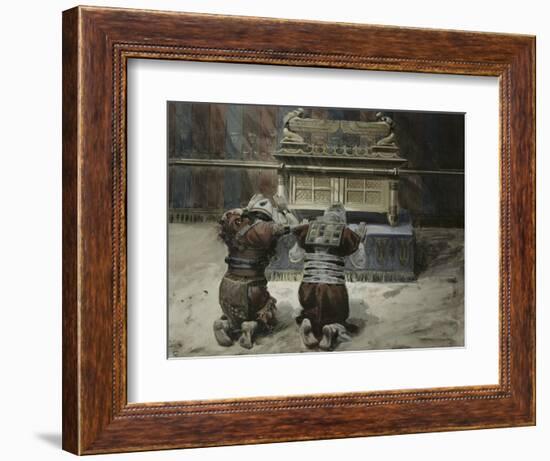 Moses and Joshua in the Tabernacle-James Tissot-Framed Giclee Print