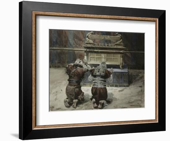 Moses and Joshua in the Tabernacle-James Tissot-Framed Giclee Print