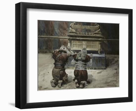 Moses and Joshua in the Tabernacle-James Tissot-Framed Giclee Print