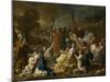 Moses and the Brazen Serpent, 1653-1654-Sébastien Bourdon-Mounted Giclee Print