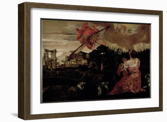 Moses and the Burning Bush-Paolo Veronese-Framed Giclee Print