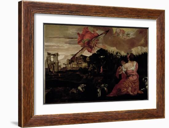 Moses and the Burning Bush-Paolo Veronese-Framed Giclee Print