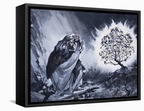 Moses and the Burning Bush-McConnell-Framed Premier Image Canvas