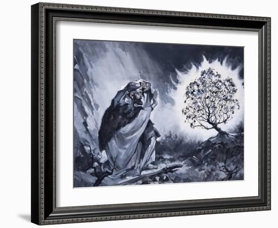 Moses and the Burning Bush-McConnell-Framed Giclee Print