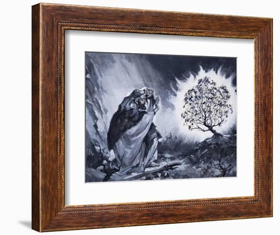 Moses and the Burning Bush-McConnell-Framed Giclee Print