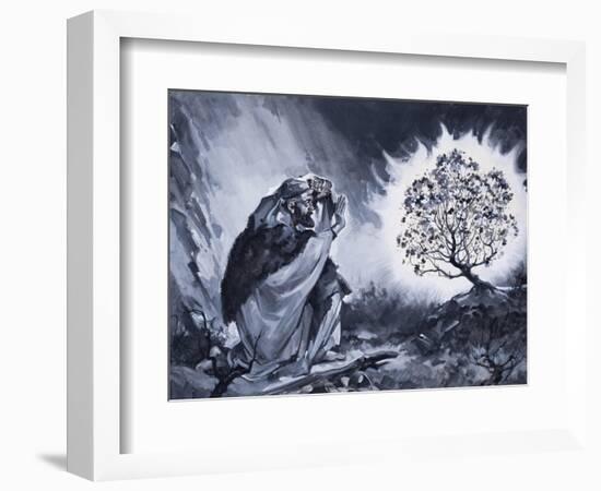 Moses and the Burning Bush-McConnell-Framed Giclee Print