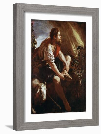 Moses Before a Burning Bush-Domenico Fetti-Framed Giclee Print