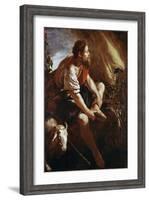 Moses before a Burning Bush-Domenico Fetti or Feti-Framed Giclee Print