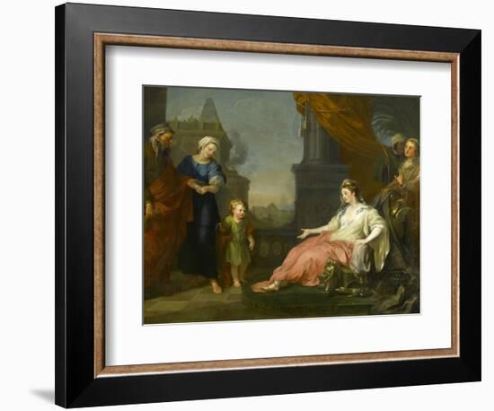 Moses Brought before Pharaoh's Daughter, 1746-William Hogarth-Framed Giclee Print