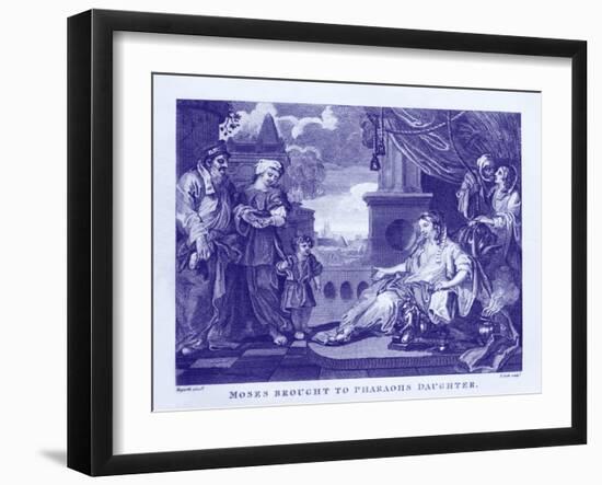 Moses Brought to Pharaoh's Daughter by William Hogarth-William Hogarth-Framed Giclee Print