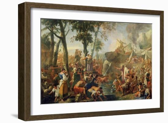 Moses Drawing Water from the Rock-Sebastiano Ricci-Framed Giclee Print