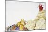 Moses Finds Israelites Adoring Golden Calf and Breaks Tables of Law-null-Mounted Giclee Print