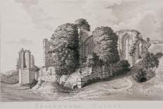 North West View of Kirkstall Abbey, 1777-Moses Griffiths-Giclee Print