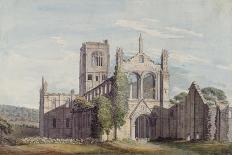 North West View of Kirkstall Abbey, 1777-Moses Griffiths-Giclee Print