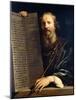 Moses Holding the Ten Commandments-Philippe De Champaigne-Mounted Giclee Print