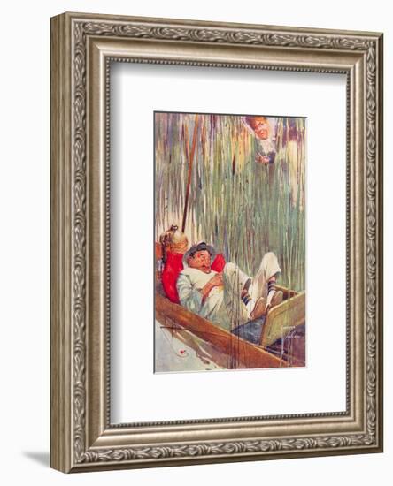 Moses in the Bullrushes-Lawson Wood-Framed Premium Giclee Print