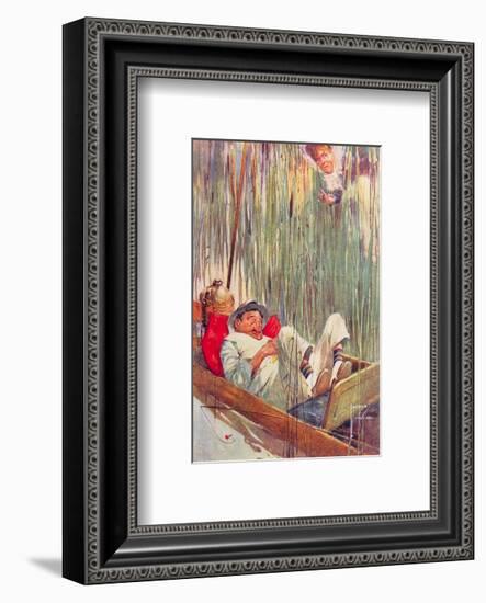 Moses in the Bullrushes-Lawson Wood-Framed Premium Giclee Print