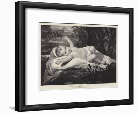 Moses in the Bulrushes-Sir Joshua Reynolds-Framed Giclee Print