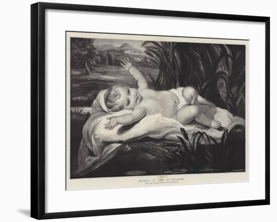 Moses in the Bulrushes-Sir Joshua Reynolds-Framed Giclee Print