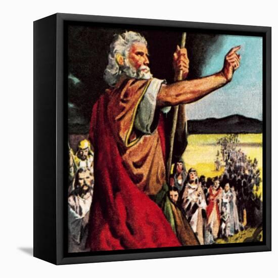 Moses in the Wilderness-McConnell-Framed Premier Image Canvas