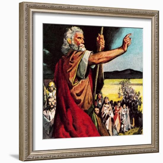 Moses in the Wilderness-McConnell-Framed Giclee Print