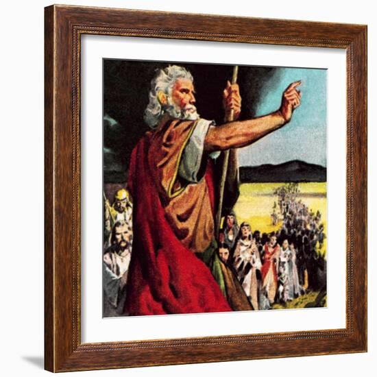 Moses in the Wilderness-McConnell-Framed Giclee Print