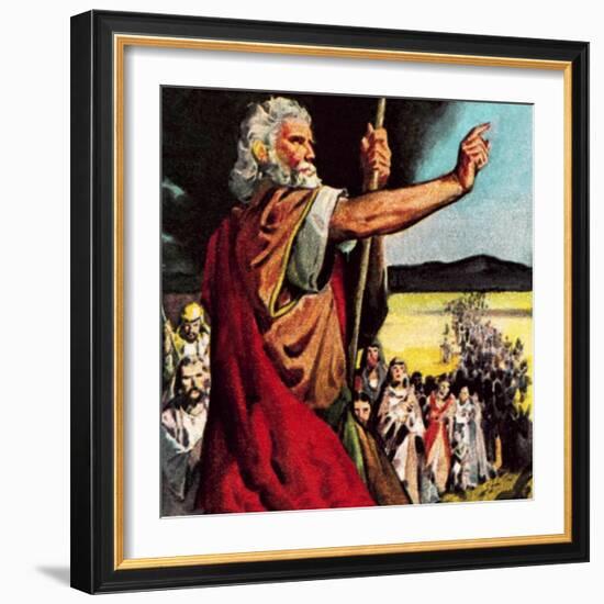 Moses in the Wilderness-McConnell-Framed Giclee Print