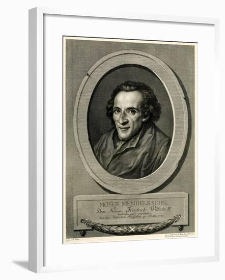Moses Mendelssohn, 1884-90-null-Framed Giclee Print