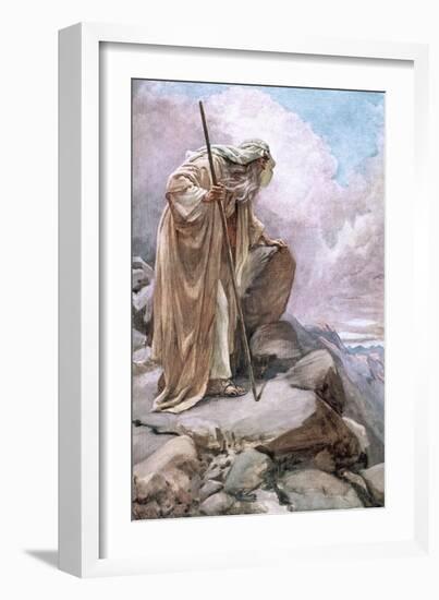 Moses on Pisgah-Harold Copping-Framed Giclee Print