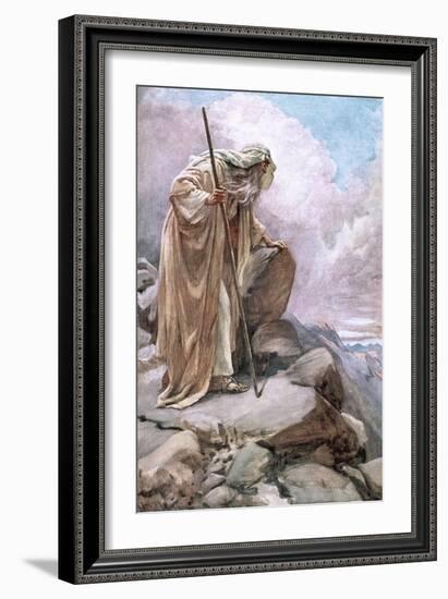 Moses on Pisgah-Harold Copping-Framed Giclee Print