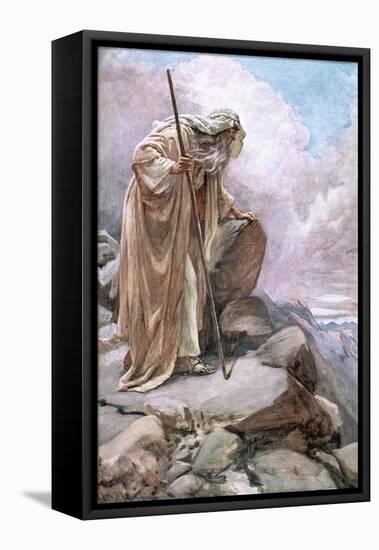Moses on Pisgah-Harold Copping-Framed Premier Image Canvas