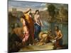 Moses Saved from the Floods of the Nile by the Pharaoh's Daughter-Nicolas Poussin-Mounted Giclee Print