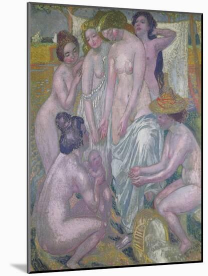Moses Saved from the Water, 1900-Maurice Denis-Mounted Giclee Print