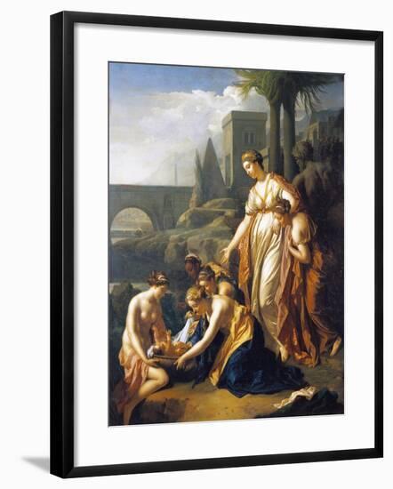 Moses Saved from Water-Adriaen Van Der Werff-Framed Giclee Print