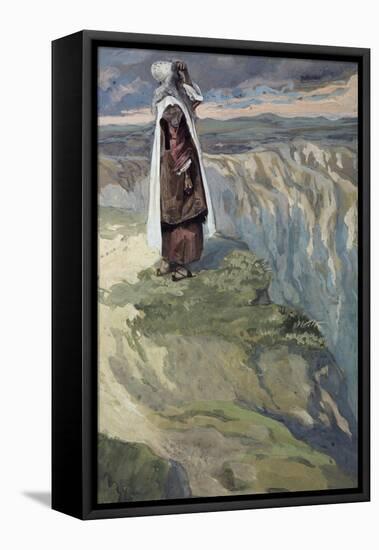 Moses Sees the Promised Land from Afar-James Tissot-Framed Premier Image Canvas