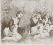 Three Dancers-Moses Soyer-Framed Collectable Print