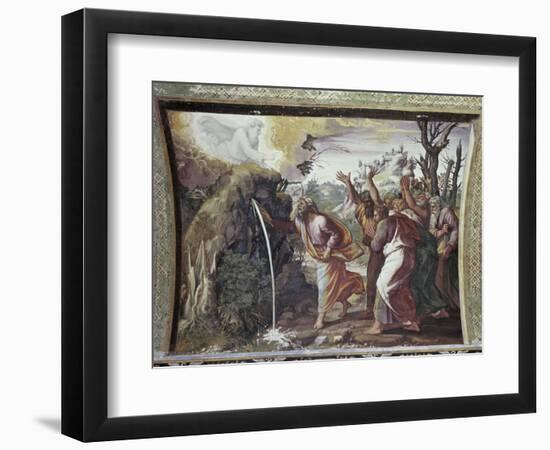 Moses Strikes the Rock-Raphael-Framed Giclee Print