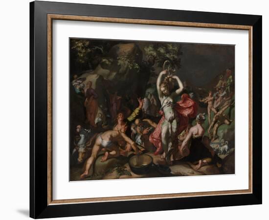 Moses Striking the Rock, 1596-Abraham Bloemaert-Framed Giclee Print