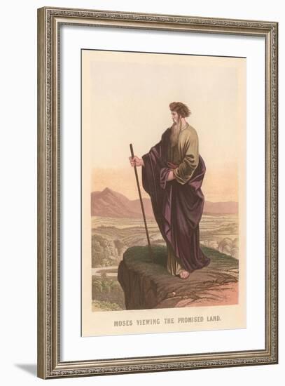 Moses Viewing the Promised Land-null-Framed Art Print