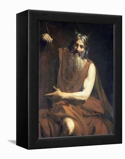 Moses with the Tablets of the Law, circa 1627-32-Valentin de Boulogne-Framed Premier Image Canvas