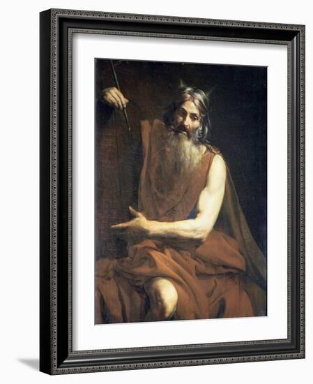 Moses with the Tablets of the Law, circa 1627-32-Valentin de Boulogne-Framed Giclee Print