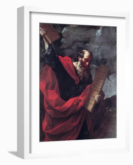 Moses with the Tablets of the Law-Guido Reni-Framed Giclee Print