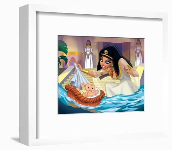 Moses-null-Framed Art Print